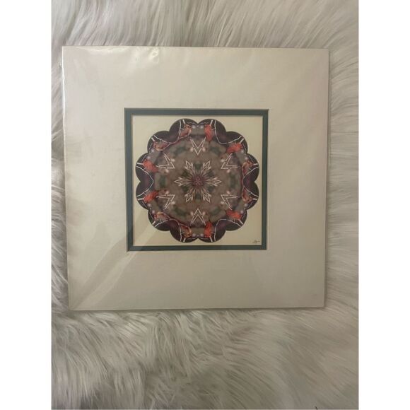 New Cardinal Mandala Photograph Artwork Wall Hanging - Picture 1 of 4